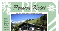 Desktop Screenshot of pension-koidl.at
