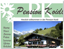 Tablet Screenshot of pension-koidl.at